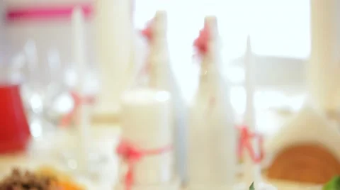 Wedding Table Video stock 52429626