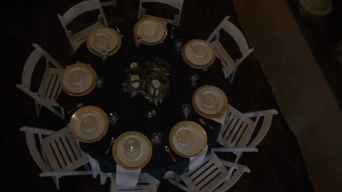 Wedding Table Stock Footage 144190565