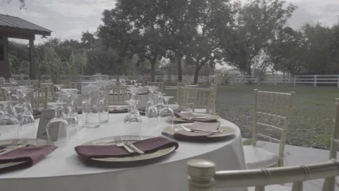 Wedding Table Stock Footage 171944788