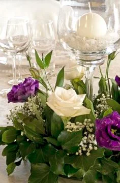 Wedding table Stock Photos