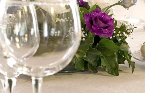 Wedding table Stock Photos