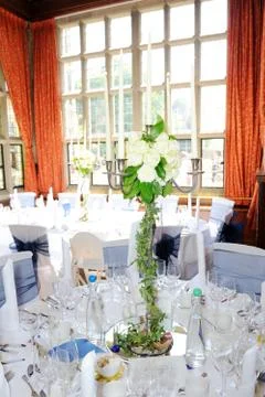 Wedding table Stock Photos