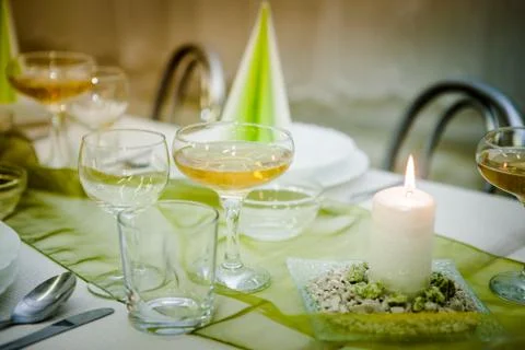 Wedding table Stock Photos