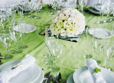 Wedding table Stock Photos