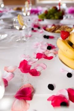 Wedding table Stock Photos