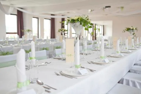 Wedding table Stock Photos