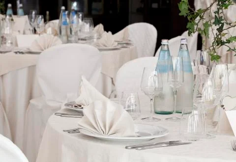 Wedding table Stock Photos