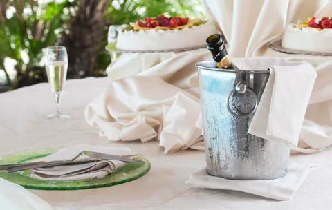 Wedding table Stock Photos