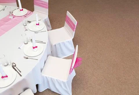 Wedding table Stock Photos