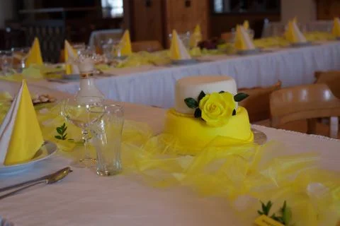 Wedding table Stock Photos