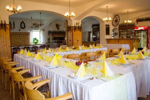 Wedding table Stock Photos