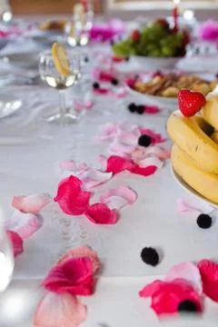 Wedding table Stock Photos