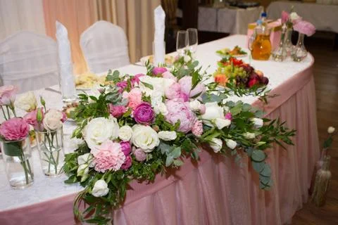 Wedding table Stock Photos