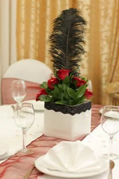 Wedding table Stock Photos