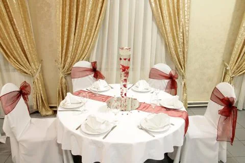 Wedding table Stock Photos