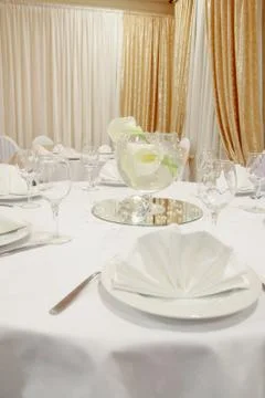 Wedding table Stock Photos