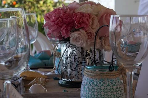 Wedding table Stock Photos