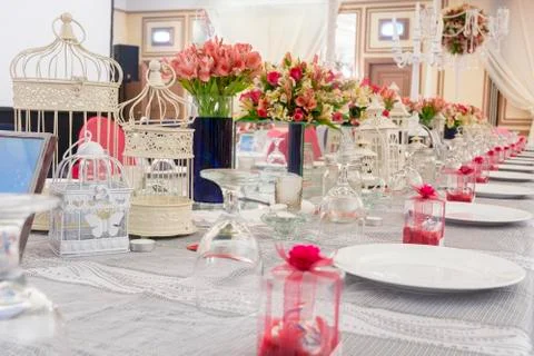 Wedding Table Setting Stock Photos