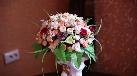 Wedding table with treats Stock Footage 68906554