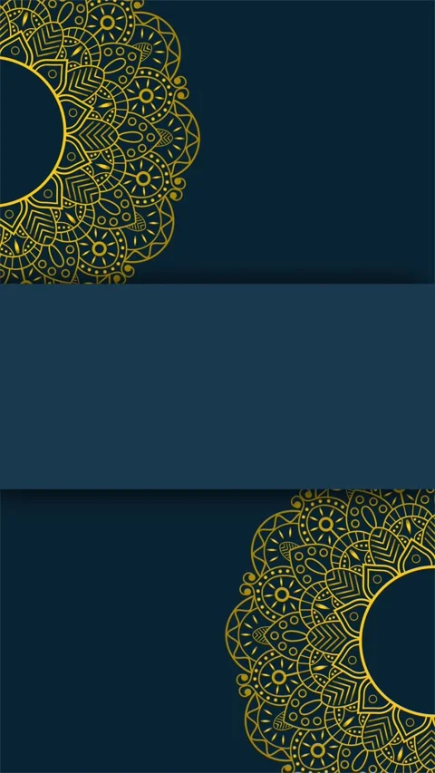 Wedding Template with Mandala Ornament Template Stock Footage 292897001