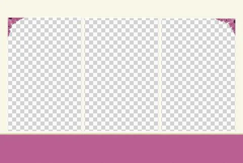 Wedding template for photobooth Stock Illustration