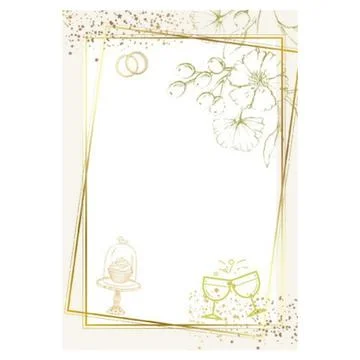 Wedding theme Stock Illustration