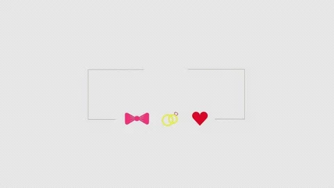 Wedding titles copy space for text animated flower, leaf wreath floral deco.. Stock Footage 236743732