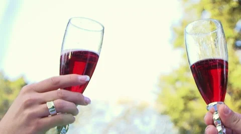 Wedding Toast Video stock 52486168