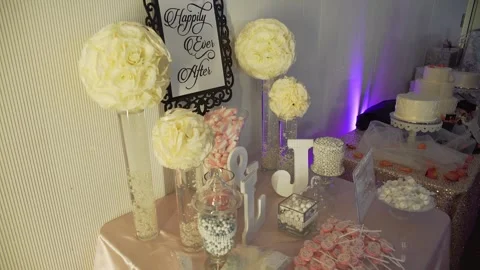 Wedding treats Stock Footage 262475677