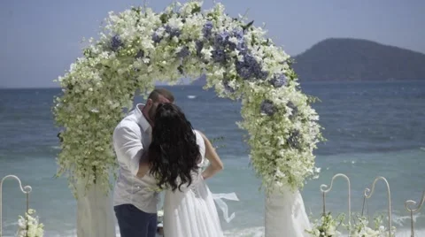 Wedding on the tropic island Video stock 60784289