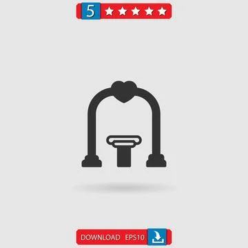 Wedding vector icon Stock Illustration
