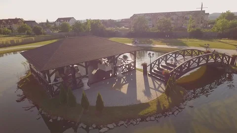 Wedding venue Stock Footage 87083810