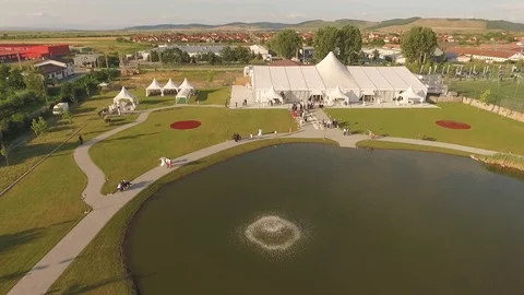 Wedding venue Stock Footage 87083954