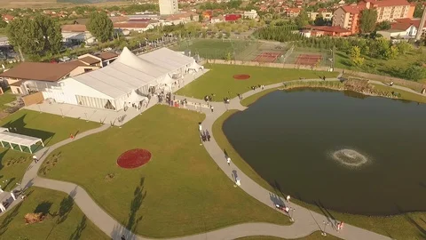 Wedding venue Stock Footage 87083975