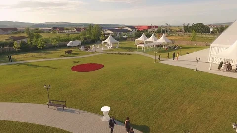 Wedding venue Stock Footage 87083995