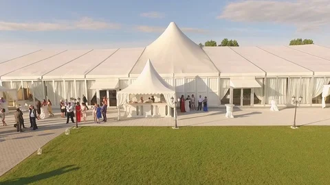 Wedding venue Stock Footage 87084059