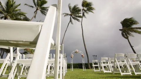 Wedding venue Stock Footage 104786629