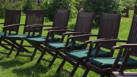 Wedding venue without guests Stock Footage 163567987