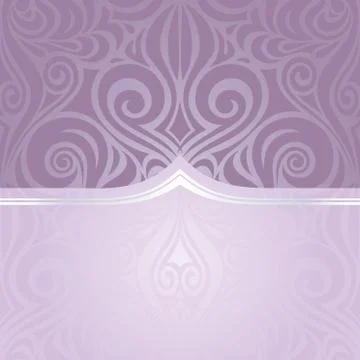 Wedding violet vector background invitation design Stock Illustration