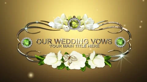 Wedding Vows v1 Stock After Effects