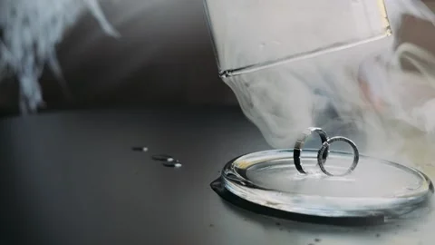 Wedding. Wedding rings close up	 Stock Footage 270963471