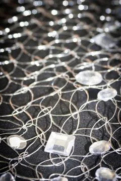 Wedding wire mesh Foto stock