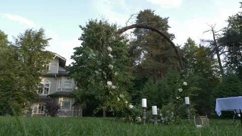 Wedding wreath Video stock 106946612