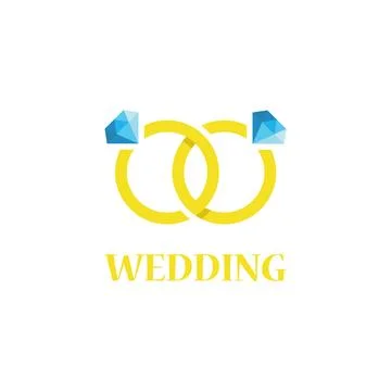 Weddor logo template Illustrazione stock