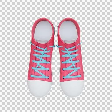Wedge Sneaker Top View Illustration