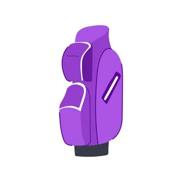Wedges golf bag cartoon vector illustration Stock Illustration