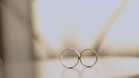 The weding rings Stock Footage 104089082