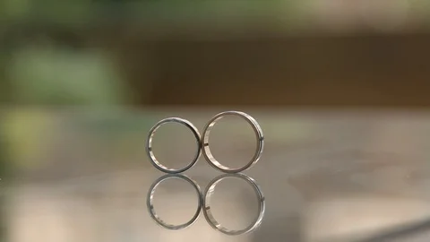 The weding rings Stock Footage 104149224