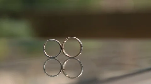 The weding rings Stock Footage 104190060