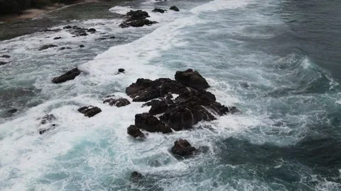 Wediombo beach Video stock 236078400